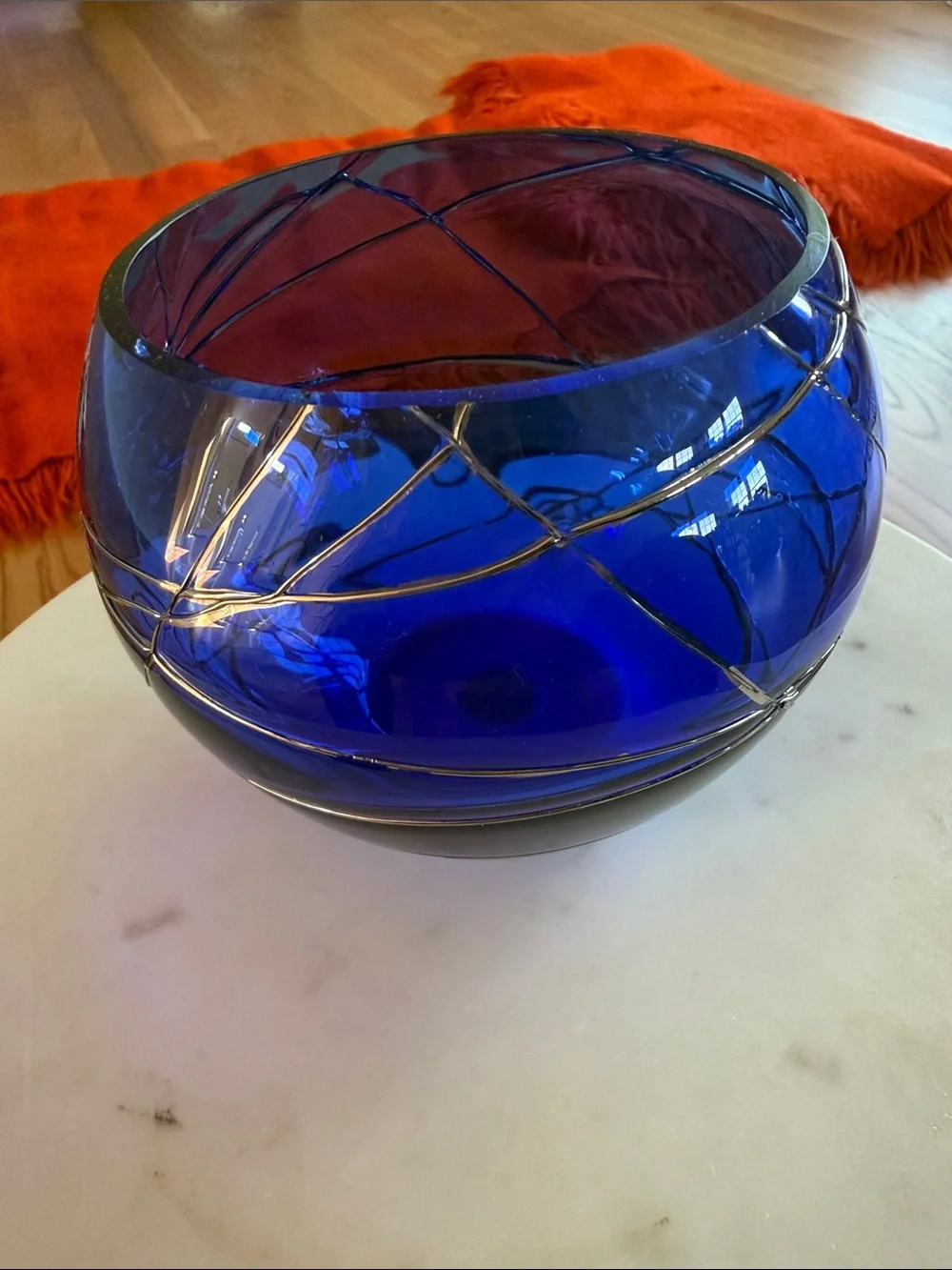 PartyLite rich cobalt